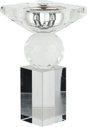 مبخرة زجاج السيف غاليري، قاعدة كرة، 9x9x17 سم - شفاف product image 2