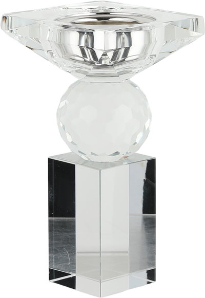 مبخرة زجاج السيف غاليري، قاعدة كرة، 9x9x17 سم - شفاف product image 2