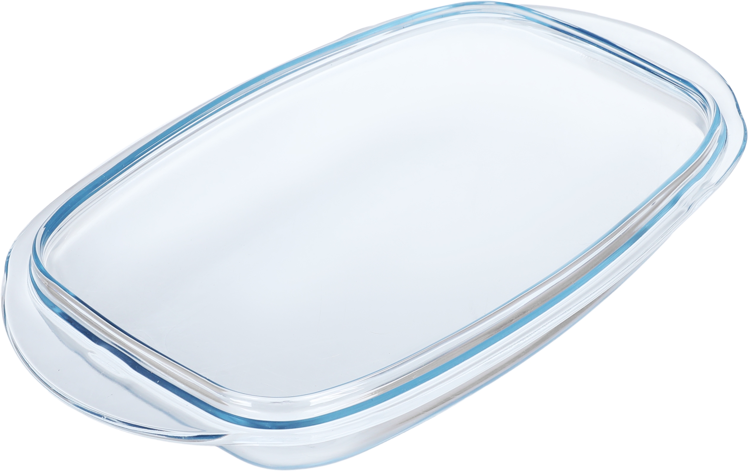 Pyrex Cooking tray with glass lid, 33x20x14 cm, oval - clear product image 3