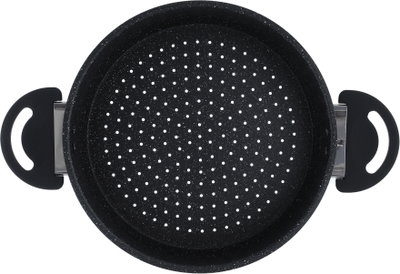 قدر طهي مزدوج جرانيت سافا، 8 لتر - أسود product image 7