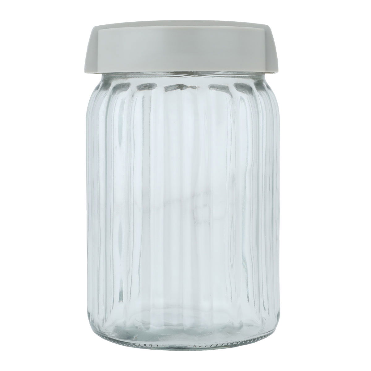 Al Saif Gallery glass container, 1.4 litres, grey-transparent lid product image