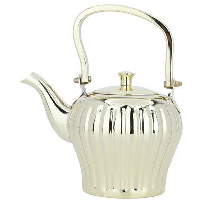 Alsaif Gallery Tuwaiq Steel Teapot, 1.2 Liter - Gold product image 1
