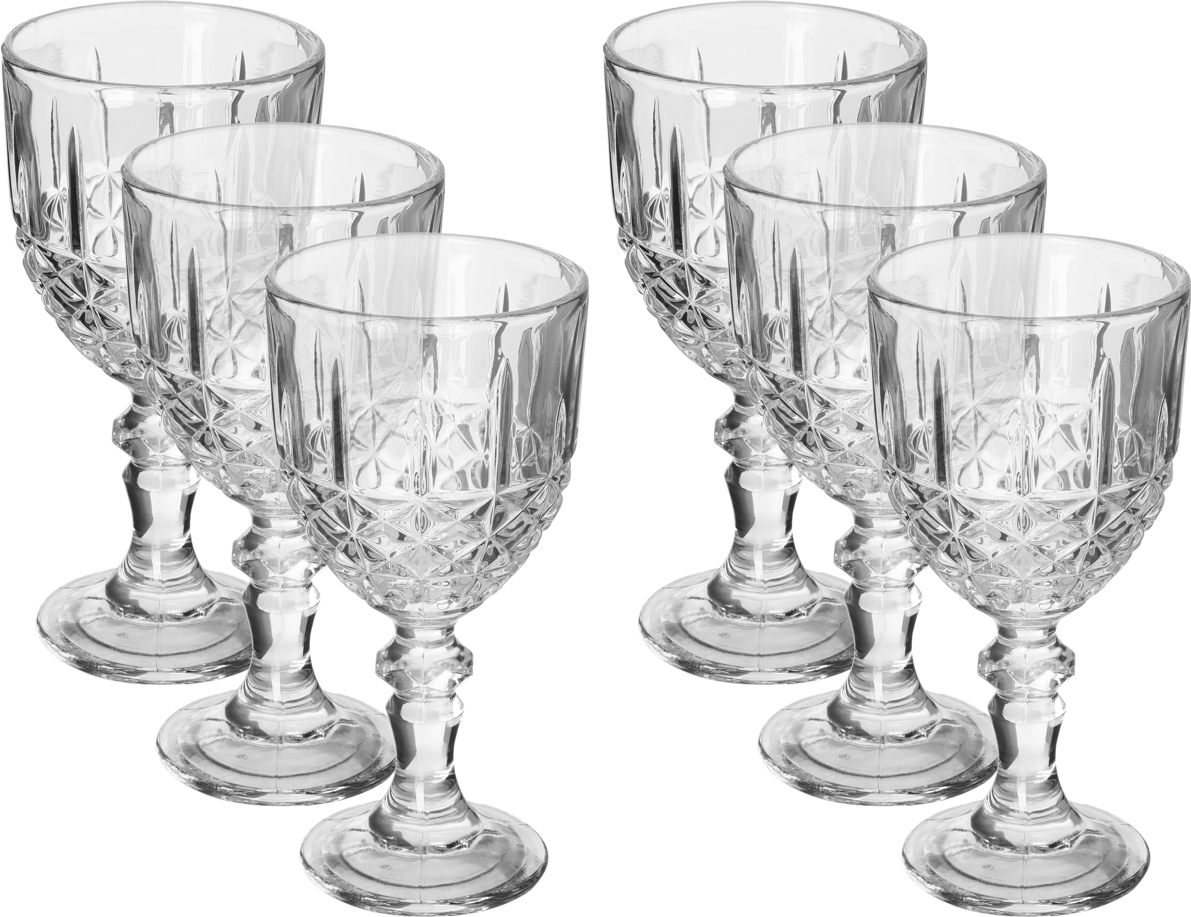 طقم كاسات زجاج ماكس بقاعدة السيف غاليري، 6 قطع - شفاف product image 1