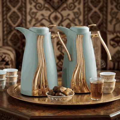 طقم ترامس كارما السيف غاليري،1 لتر ، 2 قطعة، حافظة داخلية زجاج حراري - تيفاني product image 2