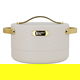 Kinda Al Saif Gallery steel container set, 3 pieces, 1.5, 2, 2.5 liters - beige product image 2