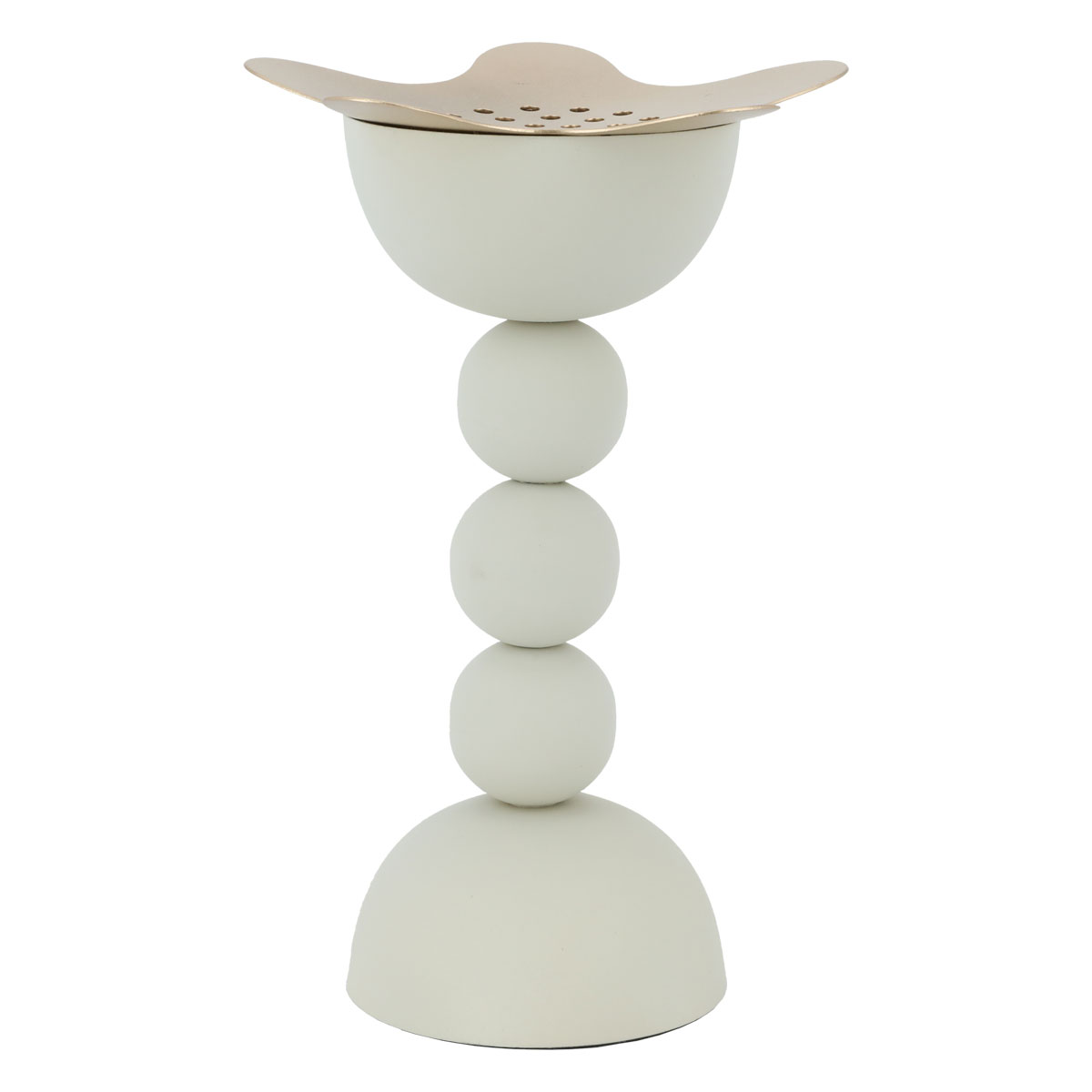 Al Saif Gallery Steel incense burner - light beige product image 1