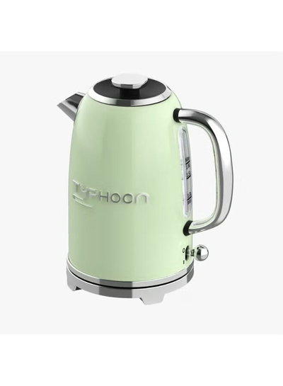 غلاية كهربائية تايفون، 2200 واط، 1.8 لتر، يد فضي، TY-01-001 G - اخضر product image 4