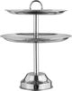 Al Saif Gallery Stainless Steel Serving Stand, 20 x 23 cm, Two-Tier - Silver product image 3