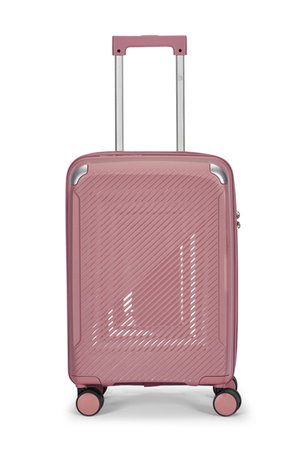 طقم شنط سفر بولي بروبيلين ليمرا، 3 مقاسات، 4 عجلات، بزاوية 360 درجة، LMA-PP513 - روزجولد product image 2
