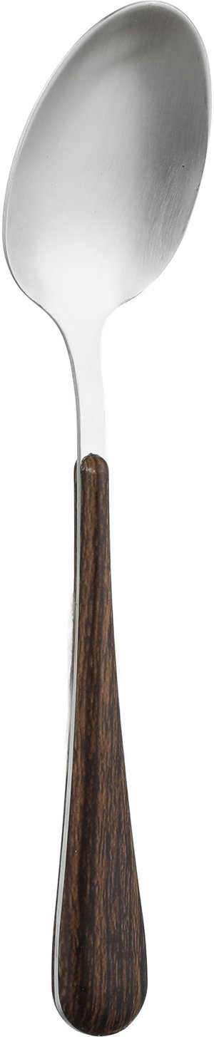 طقم ملاعق شاي ستانلس استيل السيف غاليري، 6 قطع - فضي خشبي product image 2