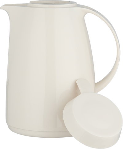 Helios German Thermos, 0.6 Liter, Glass Inner Container, Push Button, Self-Service - Creamy product image 5