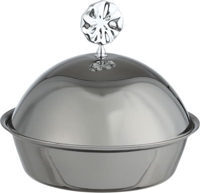 تمرية بغطاء ستانلس ستيل السيف غاليري، 14.7x14.7x9 سم، دائري - فضي product image 1