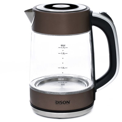 Edison Electric Kettle, 1.7 L, 2200 W - Brown product image 2