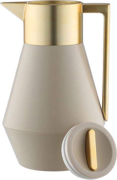 Lydia Everest Al Saif Gallery thermos, 1 liter, gold-beige handle product image 4