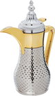 Alsaif Gallery Tamim 3 Thermos, 350 ml, Steel Inner Container, Steel Outer Body - Silver Gold product image 4