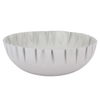 Al Saif Gallery Plated Iron Serving Bowl, 19.5 x 19.5 x 6.7 cm, Deep, Round - Light Gray product image 1