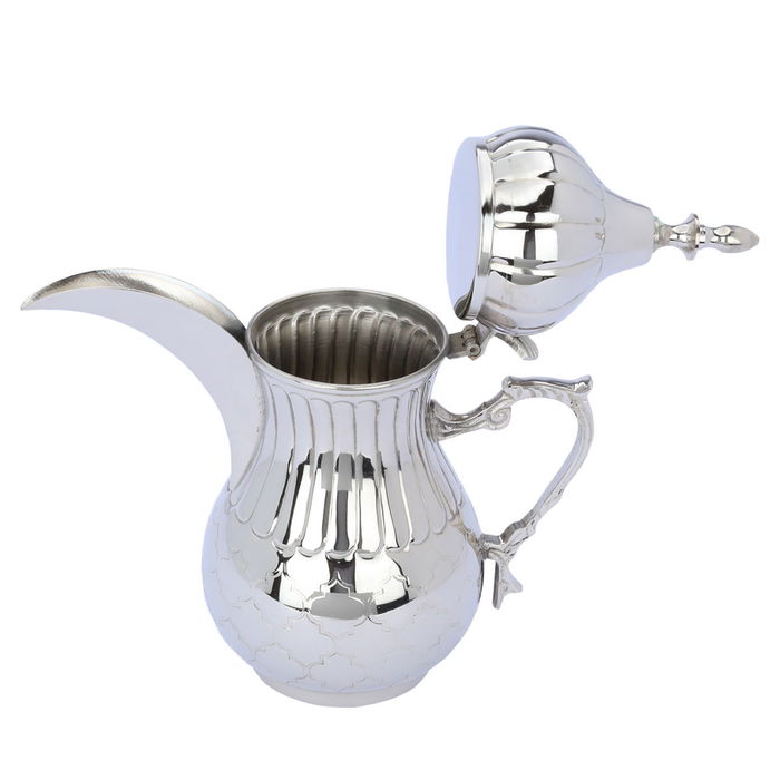 Alsaif Gallery Dallah Tarahib 2 Steel, 1 Liter - Silver product image 3