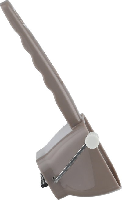 مطحنة بهارات ستانلس ستيل بلاستيك السيف غاليري، غطاء شفاف، 20x8.5 سم - فضي كابتشينو product image 3