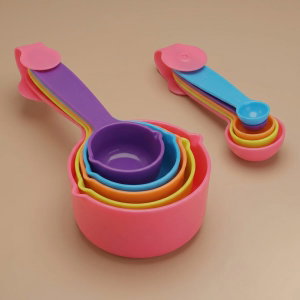 Al Saif Gallery Plastic Measuring Spoons Set, 10 Pieces - Colored product image