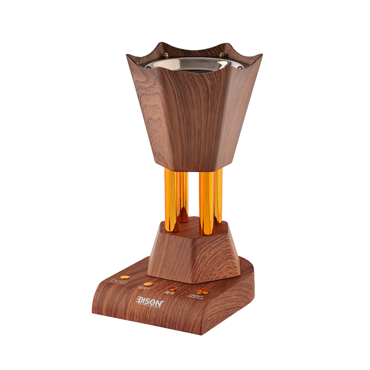 Edison Orchid Electric Incense Burner, Plastic, 360 Watt - Dark Wood product image