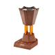 مبخرة إديسون أوركيد الكهربائية، 360 واط - خشبي غامق product image 1