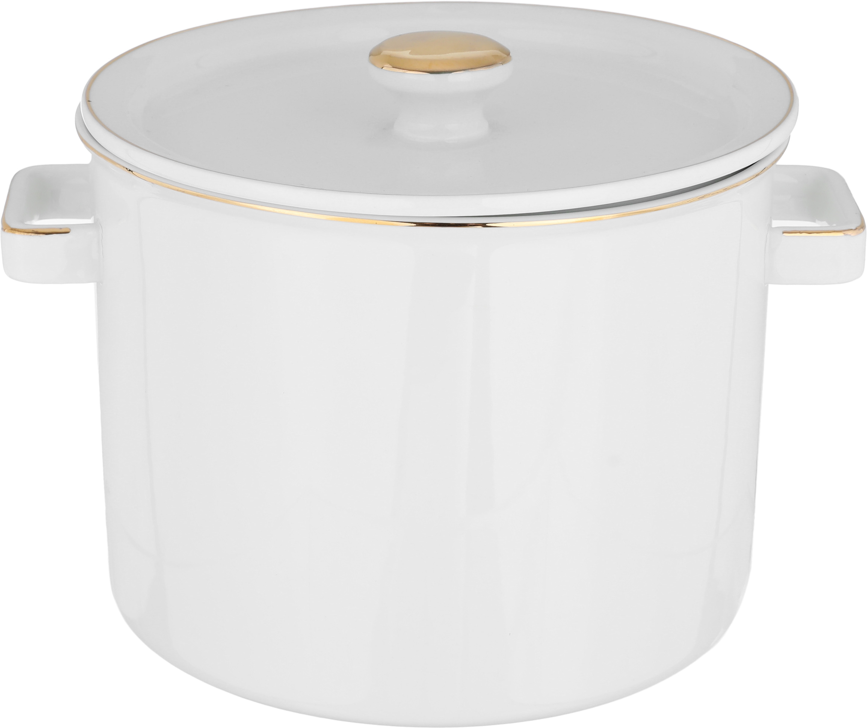 One More Porcelain Soup Set with Stand, 16 Pieces - White Gold product image 4
