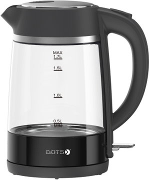 غلاية كهربائية دوتس، 2200 واط، 1.7 لتر، BBK2039GB - اسود product image