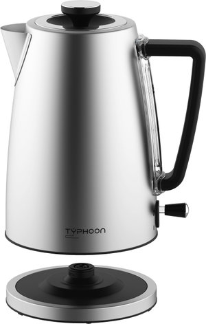 غلاية كهربائية تايفون، 2200 واط، 1.7 لتر، TY-01-004 - فضي product image