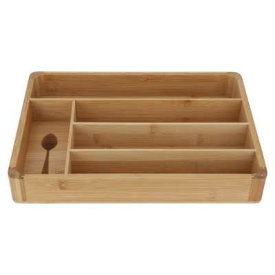 صندوق أدوات ملاعق خشب السيف غاليري، 5 خانة - خشبي product image 3