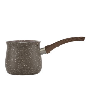 Al Saif Gallery Granite Coffee Pot, Wooden Handle, 9.5 cm - Brown product image 2