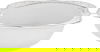 طقم سفرة بورسلان السيف غاليري، 65 قطعة، خطوط ذهبية - ابيض product image 12