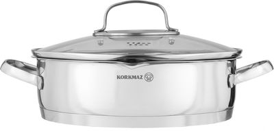 طقم قدور ستانلس ستيل استيما كوركماز، 8 قطع - فضي product image 7