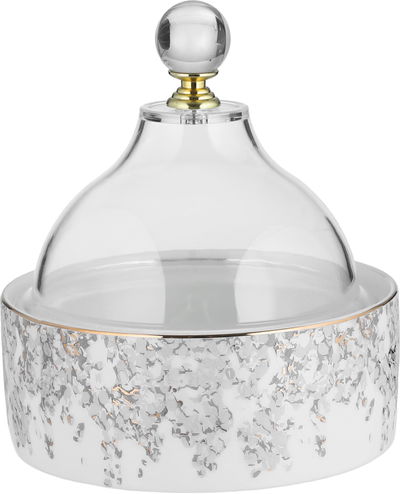 طقم تقديم شاي زجاج السيف غاليري، نقش، 29 قطع - أبيض product image 5