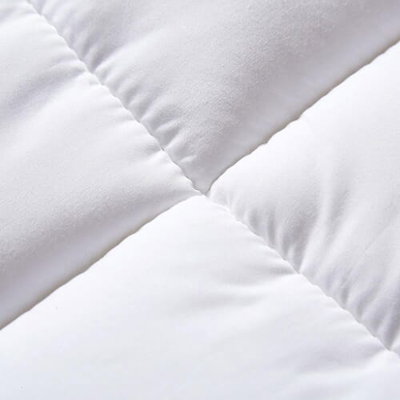 لباد جاردينيا مزدوج قطن الحبيب، سماكة 14 سم، حواف مطاط، 200×200 سم - ابيض product image 2