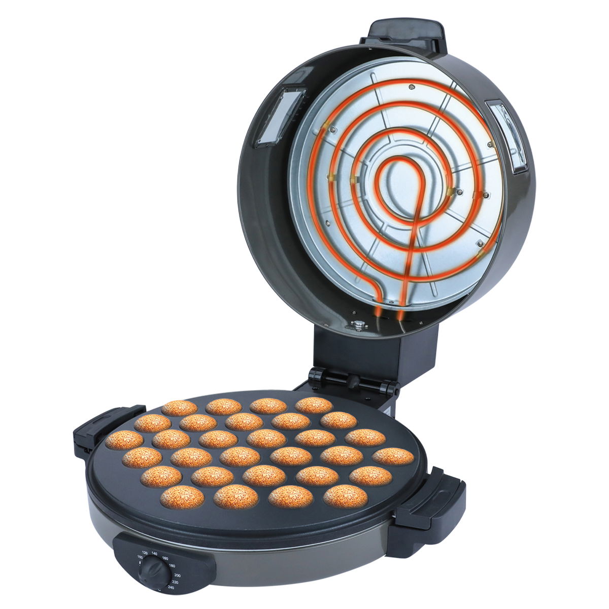 Edison 3 In 1 Home Baker, 40 Cm, 2400 Watt, Temperature Control - Dark Gray product image 4