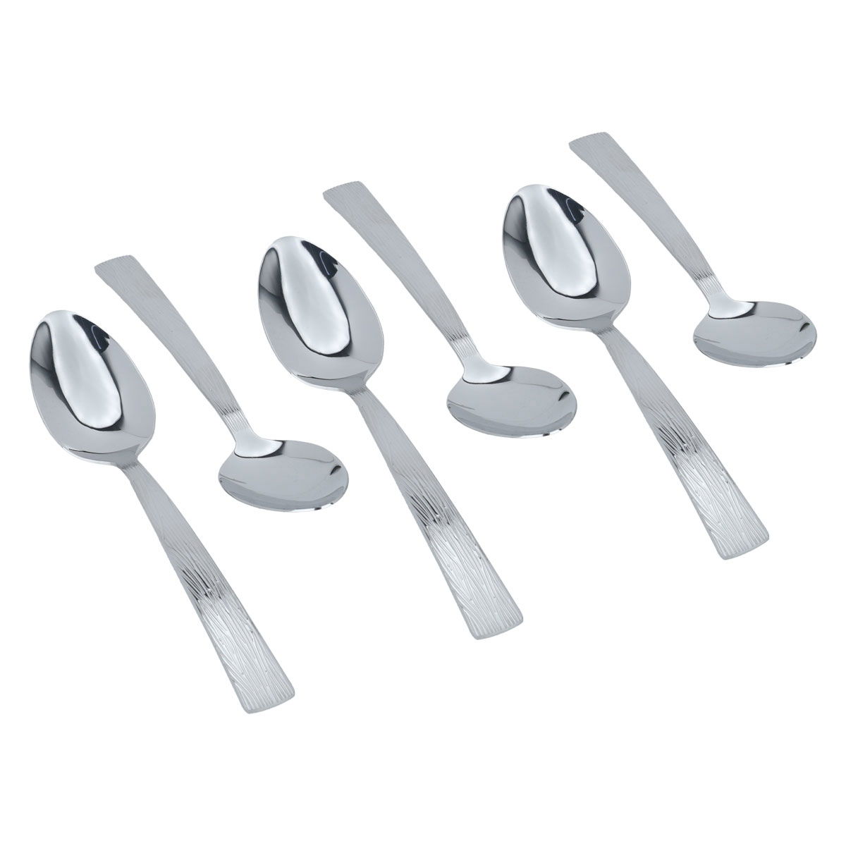 طقم ملاعق استيل السيف غاليري، 24 قطعة - فضي product image 4