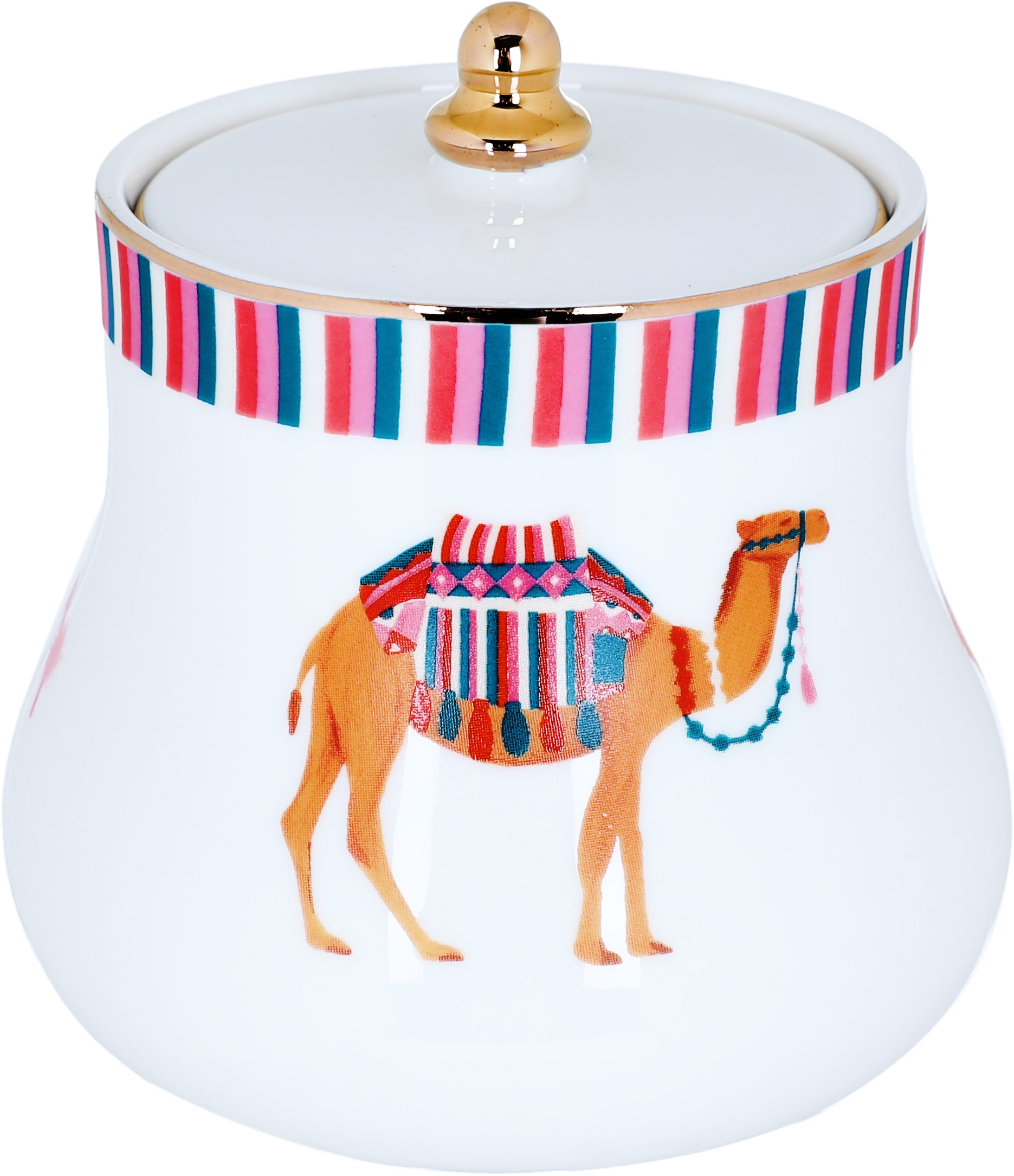 طقم تقديم شاي وقهوة زجاج + بورسلان السيف غاليري ترحال، 180+65 مل، 26 قطعة - شفاف product image 4