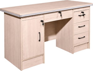 مكتب إداري خشب MDF ،  160×80×75 سم  - خشبي فاتح product image