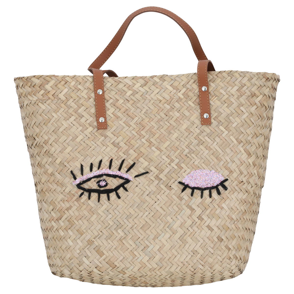 Al Saif Gallery wicker thermos bag, 46 x 30 cm - beige product image 1