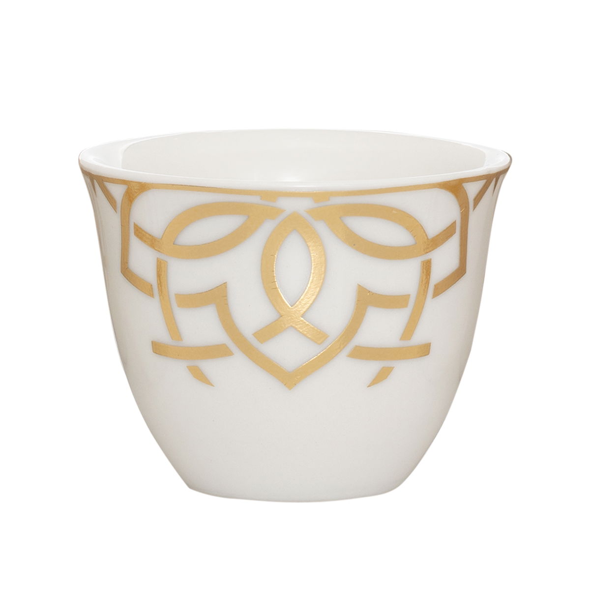 Al Saif Gallery coffee cup set, porcelain, 12 pieces - white product image 3