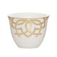 Al Saif Gallery coffee cup set, porcelain, 12 pieces - white product image 3