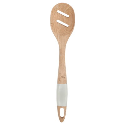 ملعقة غرف خشب السيف غاليري، يد بلاستيك، مخرم - خشبي product image 3
