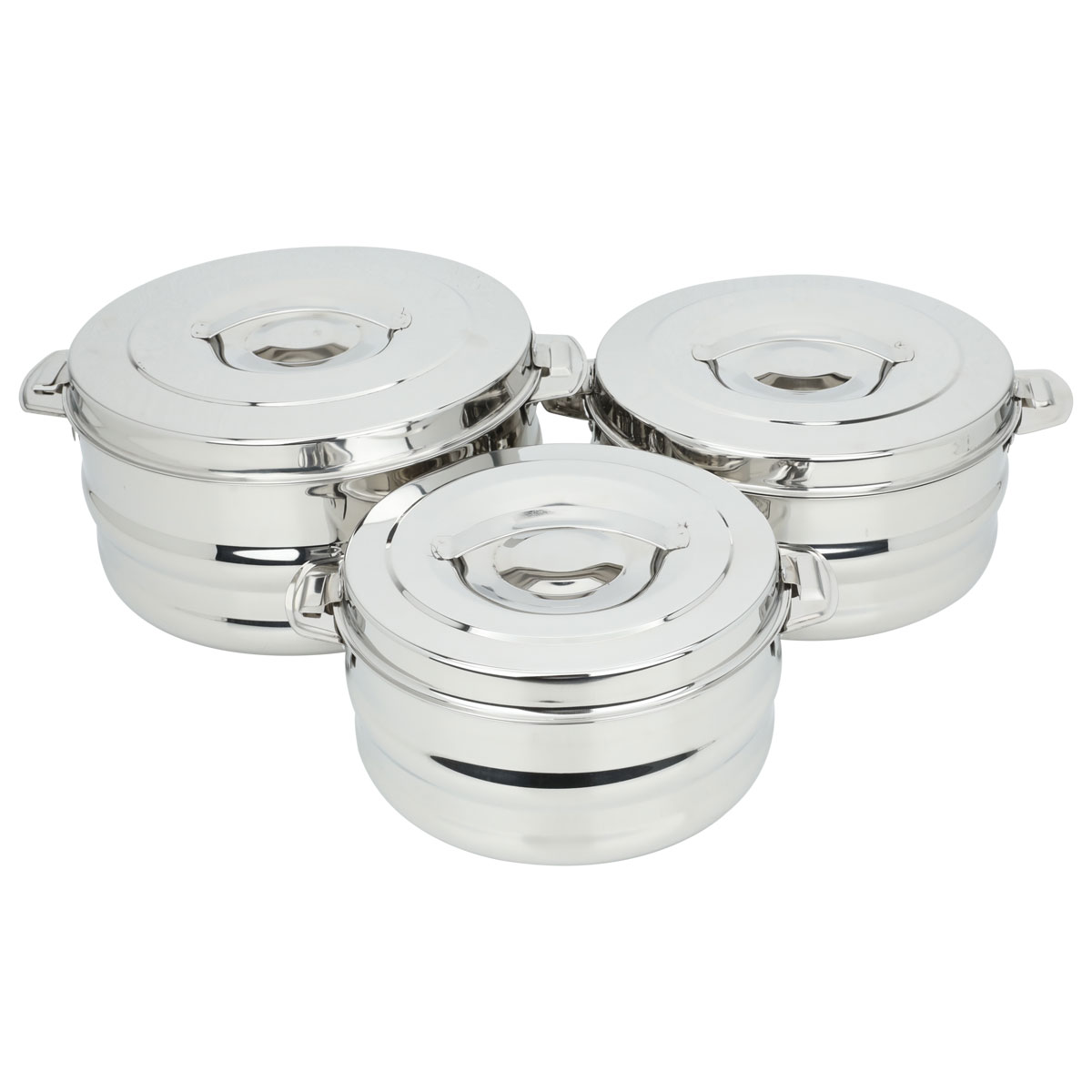 طقم حافظات طعام استيل السيف غاليري، 3 قطع - فضي product image 1