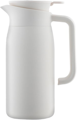 Rana Al Saif Gallery Thermos, 1.10 L, Steel Inner Container, Steel Outer Body, Touch Screen - Cream product image 2