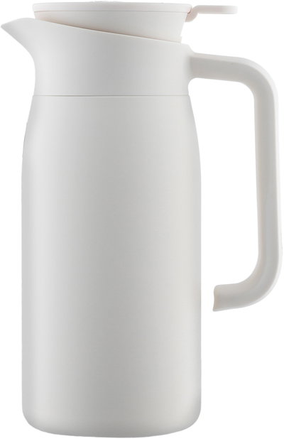 Rana Al Saif Gallery Thermos, 1.10 L, Steel Inner Container, Steel Outer Body, Touch Screen - Cream product image 2