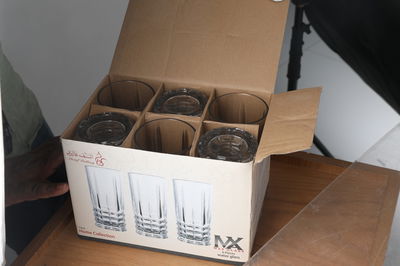 طقم كاسات زجاج السيف غاليري، 6 قطع - شفاف product image 3