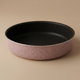 Al Saif Gallery granite oven tray, 28 cm, round - pink product image 1