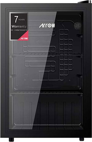 ثلاجة ميني بار ارو، 70 لتر، 2.4 قدم، تبريد قابل للتعديل، RO-90SCK - اسود product image