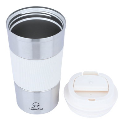 Al Saif Gallery steel cup, 500 ml, lid - silver product image 3