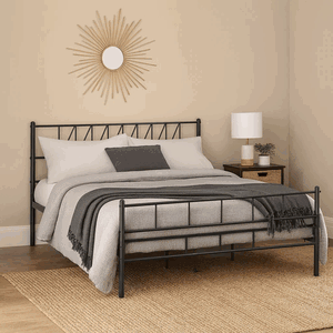 سرير حديد، 45×180×200 سم - أسود product image 2